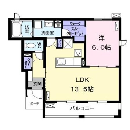 富吉駅 徒歩22分 1階の物件間取画像